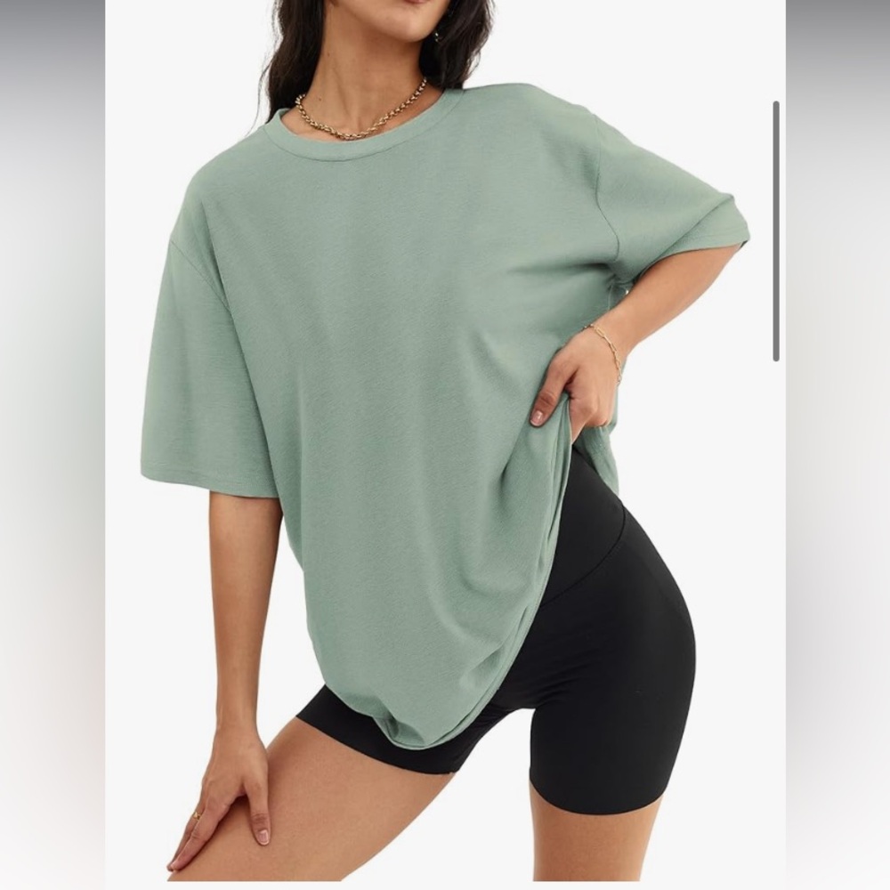 Oversized Green Sea Foam t shirt